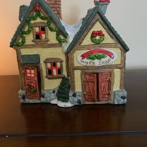Holiday Village Workshop Decoration- Light Up